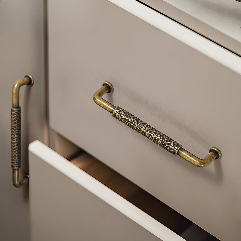 Unique Furniture Hardware Pulls - Cabinet Pull Handle Vintage Antique‑Copper Unique