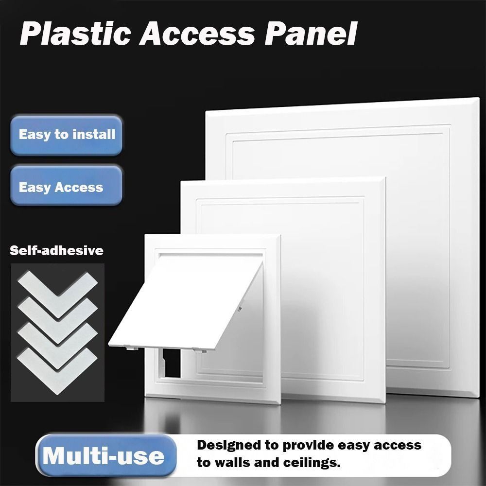 Furniture Hardware Fitting - Mew White Access Panel Door Plastic