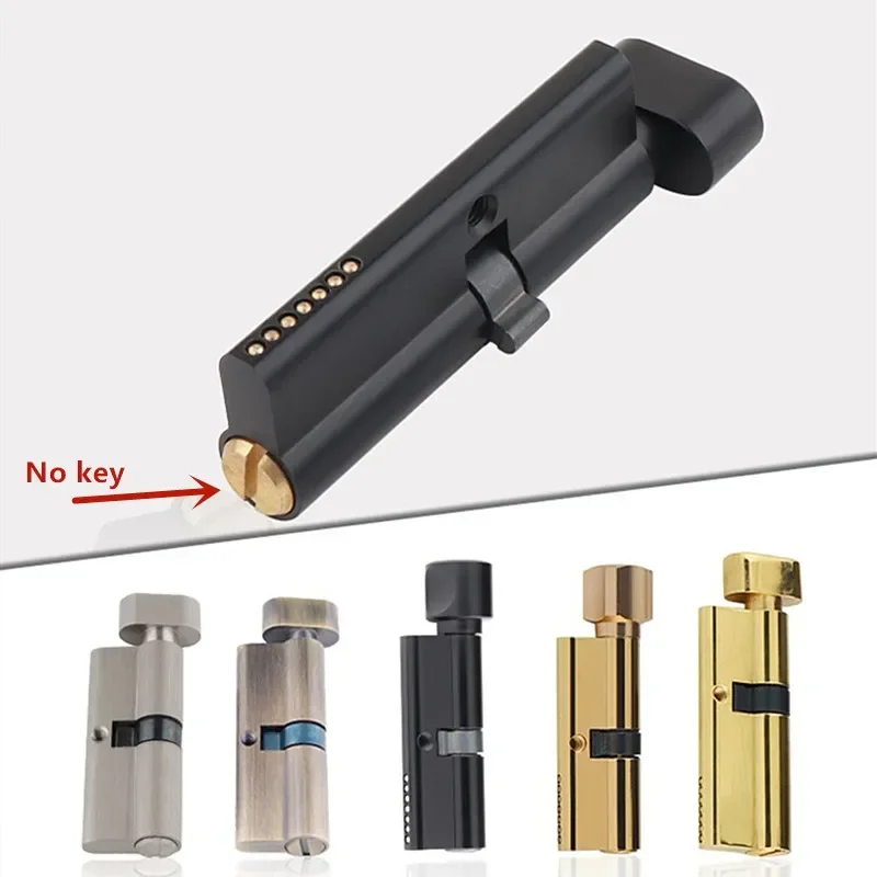 Furniture Hardware Fitting - Indoor Solid Wood Door Brass Keyless