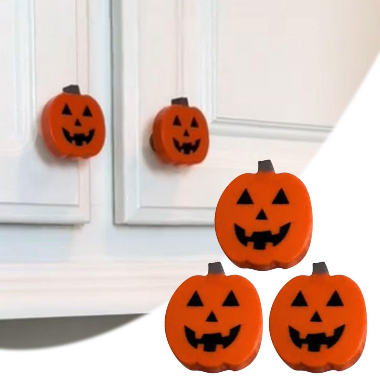 Furniture Hardware China - Halloween pumpkin knob cover, universal cabinet