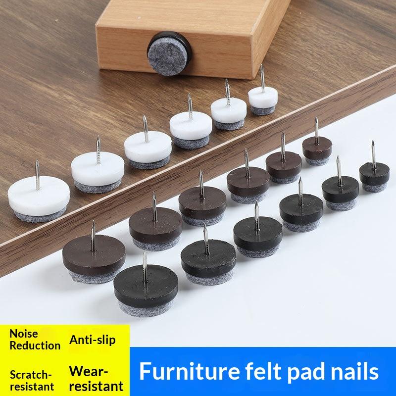 Furniture Hardware - 10Pcs Plastic Felt Nails Non-slip Chair