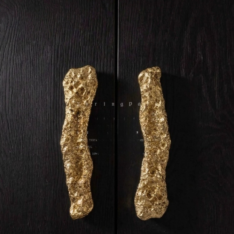 Brass Aluminum Cabinet Fitting - Unique Furniture Hardware Pulls 评论和价格