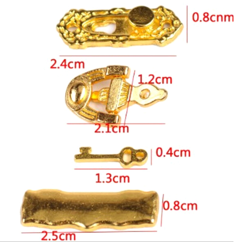 1:12 4PCS Metal Door Knocker S - Furniture Hardware Fitting 评论和价格