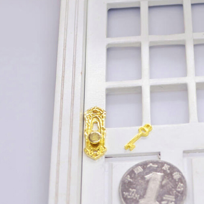 1:12 4PCS Metal Door Knocker S - Furniture Hardware Fitting 评论和价格