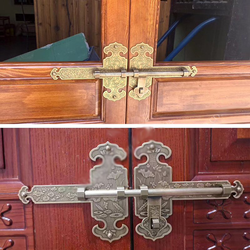 Chinese Vintage Solid Brass Do - Furniture Hardware Fitting 评论和价格