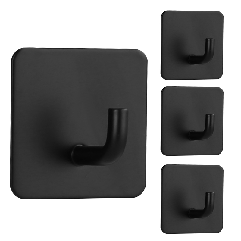 2-4pcs Self-Adhesive Wall Hook - Furniture Hardware Fitting 评论和价格